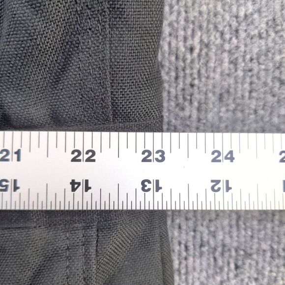 Carhartt Men's Bib Overalls 40x30 Black Square Neck Buckle Cargo Pocket - Picture 11 of 12